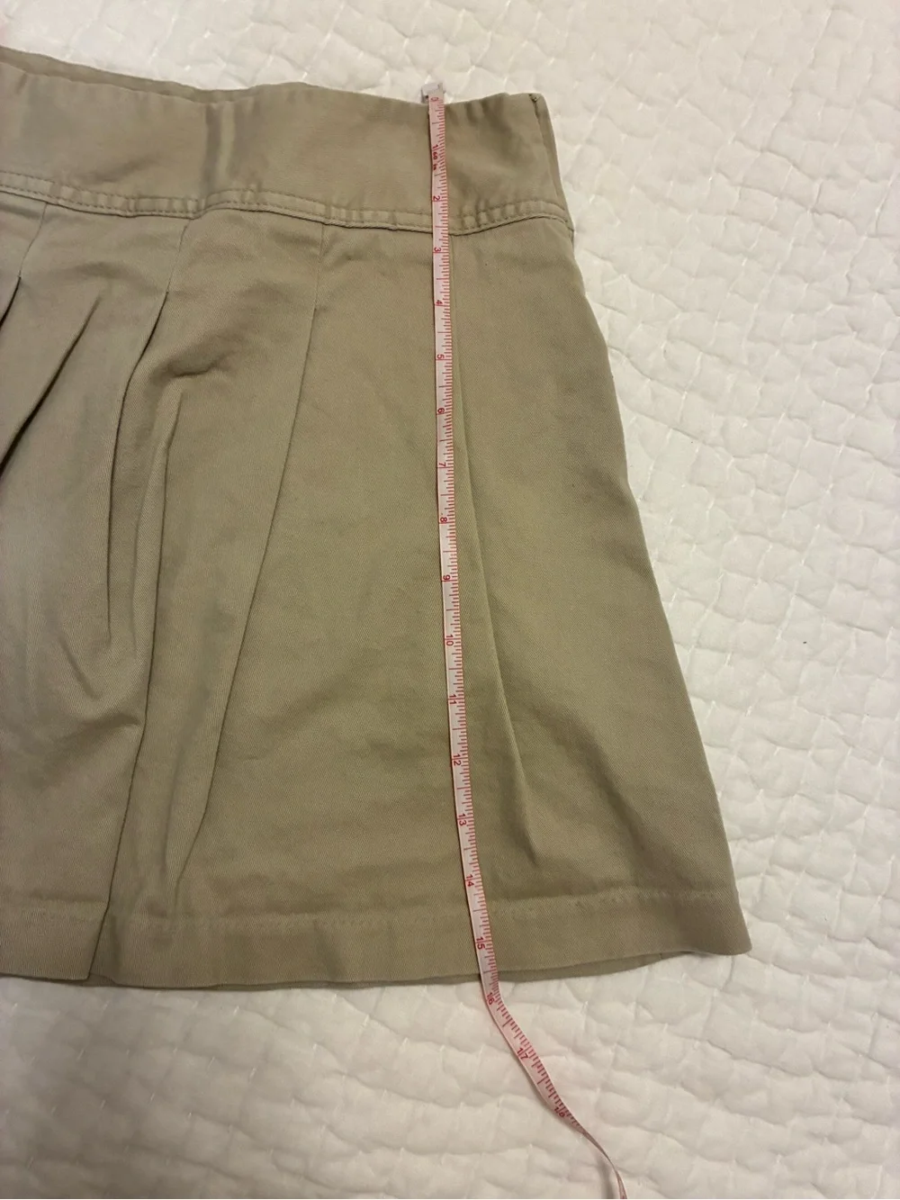 The Children's Place Khaki Schoolgirl Skort - Light Tan and Navy: Bundle of 8